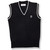 V-Neck Sweater Vest with embroidered logo [VA089-6603/TAW-NVY W/WH]