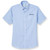 Short Sleeve Oxford Shirt with embroidered logo [VA089-OX-S TAW-BLUE]
