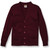 V-Neck Cardigan Sweater with embroidered logo [VA008-1001/NDR-WINE]