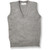 V-Neck Sweater Vest with embroidered logo [NY091-6600/MVN-HE GREY]