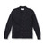 V-Neck Cardigan Sweater with heat transferred logo [TX141-1001-NAVY]