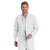 Men's Warm-Up Jacket with heat transferred logo [MD114-7551-WHITE]