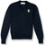 V-Neck Pullover Sweater with heat transferred logo [TX106-6500/NAZ-NAVY]
