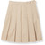Box Pleat Skirt [MO003-505-4-KHAKI]