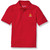 Short Sleeve Polo Shirt with embroidered logo [FL059-KNIT-SCF-RED]