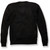 Fine Gauge V-Neck Sweater with embroidered logo [FL059-6432/SCF-BLACK]