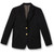 Girls' Polyester Blazer with embroidered logo [FL059-2000/SCF-BLACK]