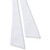Tie worn with dress 1602 [OK005-1602NC-WHITE]