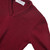 V-Neck Pullover Sweater with embroidered logo [NJ066-6500/VVL-MAROON]