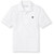 Short Sleeve Polo Shirt with embroidered logo [TX037-KNIT-SIM-WHITE]