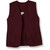 Long Line Bolero Vest without Buttons [NJ277-26-8-MAROON]