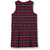 Drop Waist Jumper with embroidered logo [TX037-94-37/SI-NV/RED]