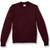 Crewneck Pullover Sweater with embroidered logo [NY245-6530-WINE]