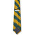 Striped Poly Tie [DC005-3-CGN/GD-GRN/GLD]