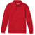 Long Sleeve Polo Shirt with heat transferred logo [TX019-KNIT-LS-RED]