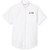 Short Sleeve Oxford Blouse with embroidered logo [RI001-OX/S LDS-WHITE]