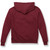 Heavyweight Hooded Sweatshirt with heat transferred logo [NY519-76042-MAROON]