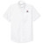 Short Sleeve Oxford Shirt with embroidered logo [DE042-OX-S RLC-WHITE]