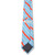 Men's Striped Tie w/Crest [PA516-3-FJP-BL/GY/RD]