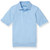 Short Sleeve Banded Bottom Polo Shirt with embroidered logo [NJ374-9611/AHA-BLUE]