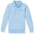 Long Sleeve Banded Bottom Polo Shirt with embroidered logo [NJ374-9617/AHA-BLUE]