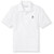Short Sleeve Polo Shirt with embroidered logo [TX017-KNIT-HFA-WHITE]