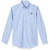 Long Sleeve Oxford Shirt with embroidered logo [TX017-OX-L HFA-BLUE]