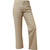 Flat Front Mid Rise Slacks [NJ219-7115-KHAKI]