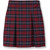 Pleated Skirt with Elastic Waist [TX154-34-37-NV/RED]