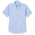 Short Sleeve Oxford Shirt with embroidered logo [NJ184-OX-S NSA-BLUE]