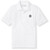 Short Sleeve Polo Shirt with embroidered logo [PA774-KNIT-CAE-WHITE]