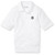 Short Sleeve Banded Bottom Polo Shirt with embroidered logo [PA774-9611/CAE-WHITE]