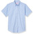 Short Sleeve Oxford Blouse [WI006-OXF-S/S-BLUE]