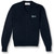 V-Neck Pullover Sweater with embroidered logo [PA811-6500/MCO-NAVY]
