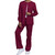 Snap Front Warm-Up Jacket with embroidered logo [PA168-4350/BAI-WINE]