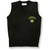 V-Neck Sweater Vest with embroidered logo [PA511-6600/AW-BLACK]