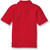 Short Sleeve Polo Shirt with heat transferred logo [NJ040-KNIT-QCA-RED]