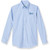 Long Sleeve Oxford Shirt with embroidered logo [PA204-OX-L MCP-BLUE]