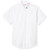 Short Sleeve Oxford Blouse with embroidered logo [PA511-OX/S AW-WHITE]