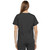 2 Pocket Ladies Top with embroidered logo [PA014-4700-PEWTER]