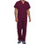 Unisex Tunic with embroidered logo [MD142-4777/CDE-WINE]