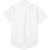 Short Sleeve Oxford Blouse with embroidered logo [NY611-OX/S CLR-WHITE]