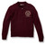 1/4 Zip Pullover Sweater with embroidered logo [NY617-6556/MOF-WINE]