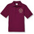 Short Sleeve Polo Shirt with embroidered logo [NY617-KNIT-MOF-MAROON]