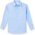 Long Sleeve Dress Shirt with embroidered logo [TX024-DRES-LWT-BLUE]