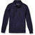 Long Sleeve Polo Shirt with heat transferred logo [OK008-KNIT/ACO-DK NAVY]