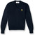 V-Neck Pullover Sweater with embroidered logo [NJ116-6500/RHB-NAVY]