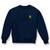Heavyweight Crewneck Sweatshirt with embroidered logo [NJ116-862/RHB-NAVY]