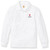 Long Sleeve Heavyweight Polo Shirt with embroidered logo [NY057-8539/AAG-WHITE]