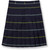 Wrap-around Kilt with embroidered logo [NJ039-501-280H-NV/GR/YE]